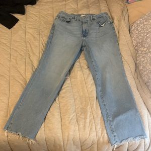 Good American Split Pocket Jeans in Blue 449